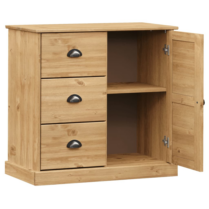 VIGO Solid Wood Pine Sideboard with Drawers - 78x40x75 cm - Stylish & Functional Storage Solution - Premium  from Home Treasures - Just £203.99! Shop now at Home Treasures