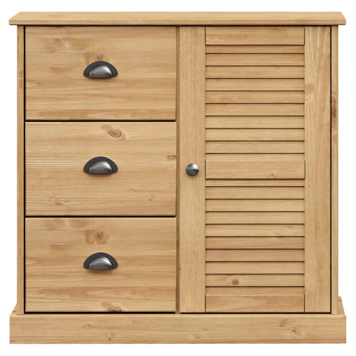 VIGO Solid Wood Pine Sideboard with Drawers - 78x40x75 cm - Stylish & Functional Storage Solution - Premium  from Home Treasures - Just £203.99! Shop now at Home Treasures