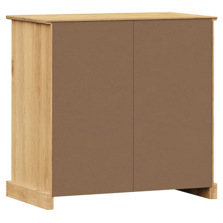 VIGO Solid Wood Pine Sideboard with Drawers - 78x40x75 cm - Stylish & Functional Storage Solution - Premium  from Home Treasures - Just £203.99! Shop now at Home Treasures