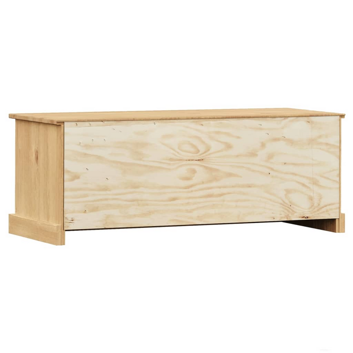 VIGO Solid Wood Pine TV Cabinet with Ample Storage - Rustic Charm, 106x40x40 cm - Premium  from Home Treasures - Just £94.99! Shop now at Home Treasures