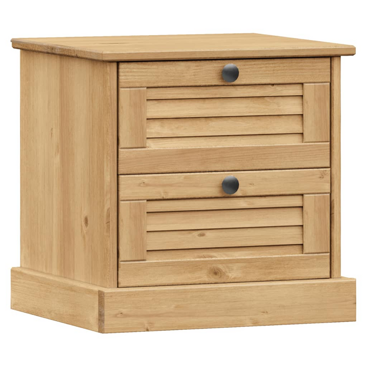 VIGO Bedside Cabinet - Solid Pine Wood Nightstand - 42x35x42 cm - Stylish & Durable with Ample Storage Space - Premium  from Home Treasures - Just £76.99! Shop now at Home Treasures