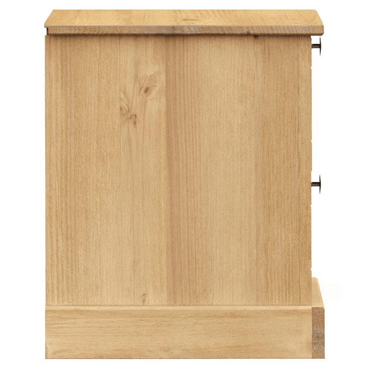 VIGO Bedside Cabinet - Solid Pine Wood Nightstand - 42x35x42 cm - Stylish & Durable with Ample Storage Space - Premium  from Home Treasures - Just £76.99! Shop now at Home Treasures