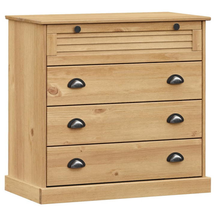 VIGO Chest of Drawers - Solid Pine Wood, Spacious Storage, 80x40x76 cm - Rustic Elegance for Your Home - Premium  from Home Treasures - Just £161.99! Shop now at Home Treasures