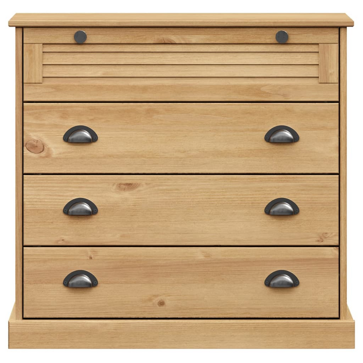 VIGO Chest of Drawers - Solid Pine Wood, Spacious Storage, 80x40x76 cm - Rustic Elegance for Your Home - Premium  from Home Treasures - Just £161.99! Shop now at Home Treasures