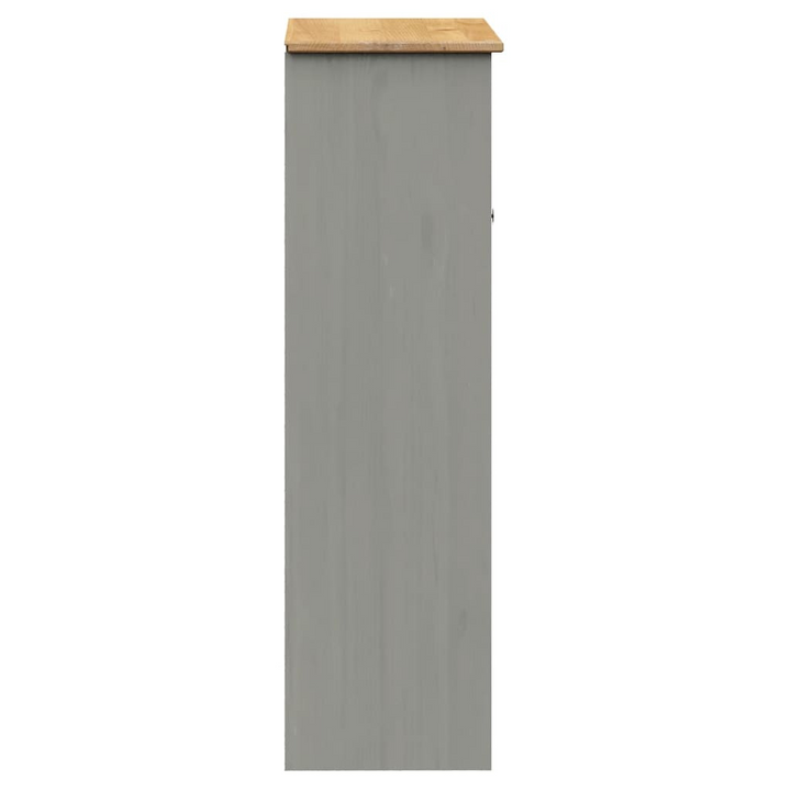 VIGO Highboard Top in Grey – Solid Pine Wood, 78x30x100 cm – Stylish & Durable Storage Solution - Premium  from Home Treasures - Just £140.99! Shop now at Home Treasures