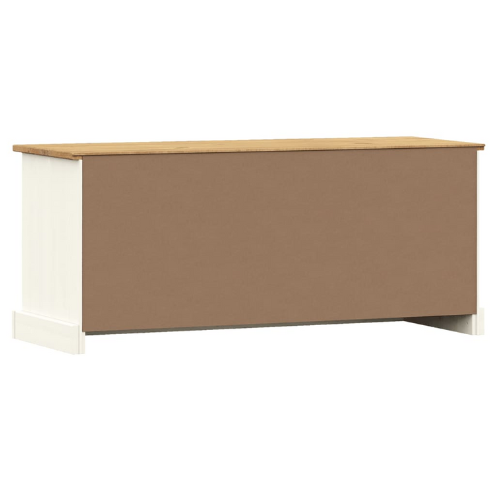 VIGO Shoe Bench in White - 106x35x45 cm, Solid Pine Wood, Modern Entryway Storage Solution - Premium  from Home Treasures - Just £118.99! Shop now at Home Treasures