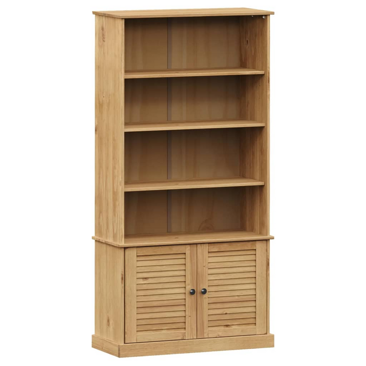 VIGO Solid Wood Pine Bookcase - Rustic Charm for Your Home Interior - Premium  from Home Treasures - Just £288.99! Shop now at Home Treasures