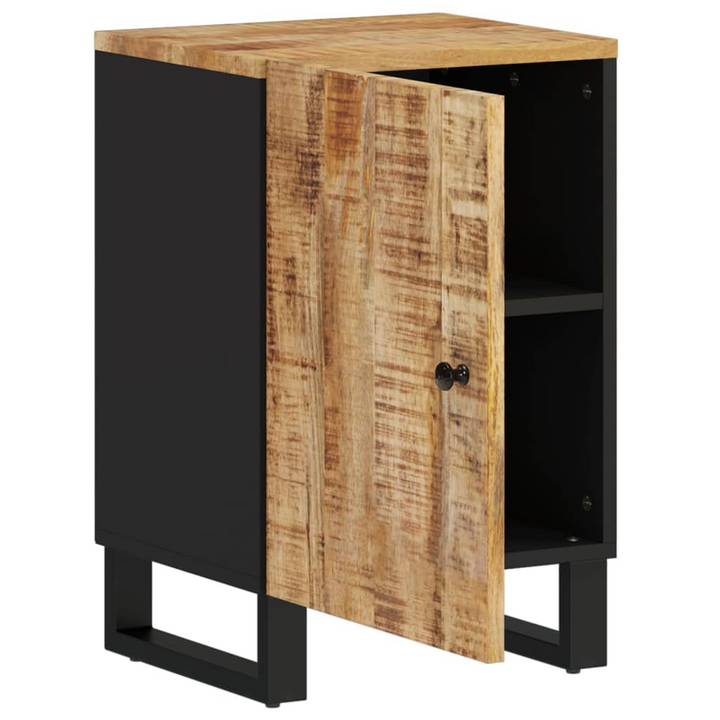 Solid Mango Wood Bathroom Cabinet - 38x33x58 cm, Rustic Storage Solution - Premium  from Home Treasures - Just £70.99! Shop now at Home Treasures