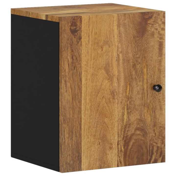 Solid Mango Wood Bathroom Wall Cabinet - 38x33x48 cm | Elegant & Space-Saving Storage Solution - Premium  from Home Treasures - Just £53.99! Shop now at Home Treasures