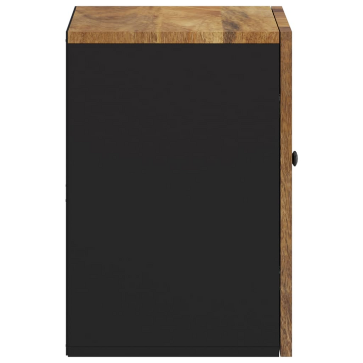 Solid Mango Wood Bathroom Wall Cabinet - 38x33x48 cm | Elegant & Space-Saving Storage Solution - Premium  from Home Treasures - Just £53.99! Shop now at Home Treasures