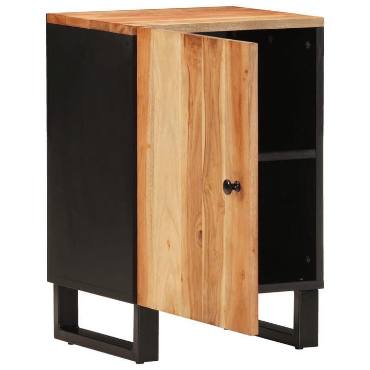 Solid Wood Acacia Bathroom Cabinet - 38x33x58 cm | Stylish & Durable Storage Solution - Premium  from Home Treasures - Just £77.99! Shop now at Home Treasures