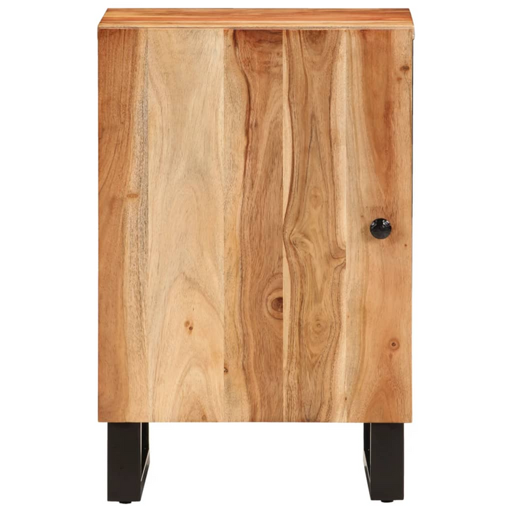 Solid Wood Acacia Bathroom Cabinet - 38x33x58 cm | Stylish & Durable Storage Solution - Premium  from Home Treasures - Just £77.99! Shop now at Home Treasures