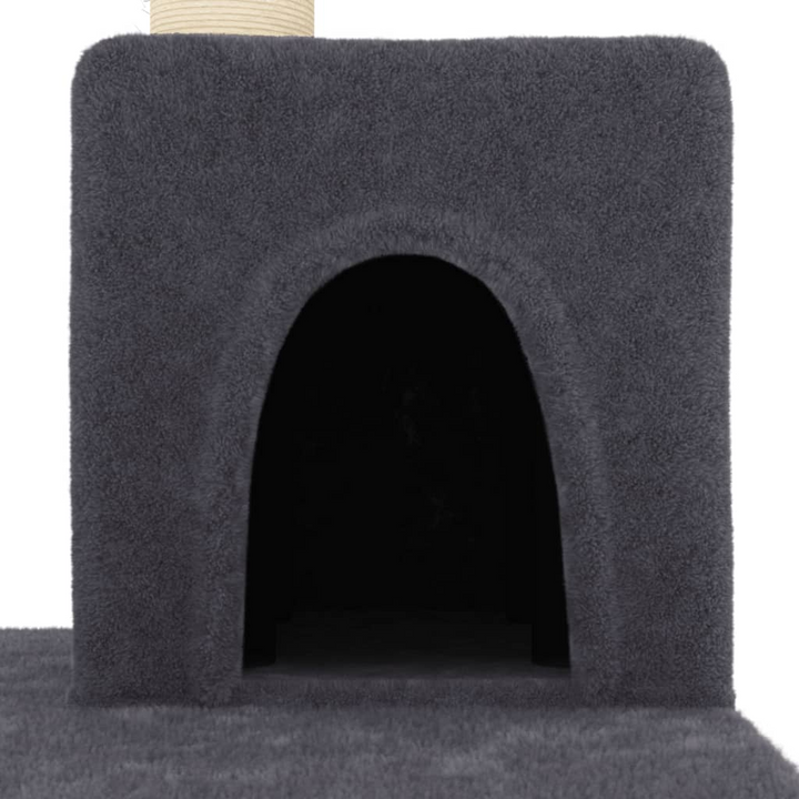 Cat Tree with Sisal Scratching Posts Dark Grey - 123 cm - Premium  from Home Treasures - Just £49.99! Shop now at Home Treasures