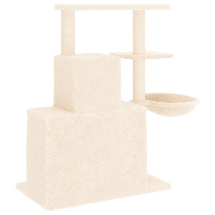 Cream Cat Tree with Sisal Scratching Posts - 83 cm Multi-Level Cat Tower - Premium  from Home Treasures - Just £50.99! Shop now at Home Treasures