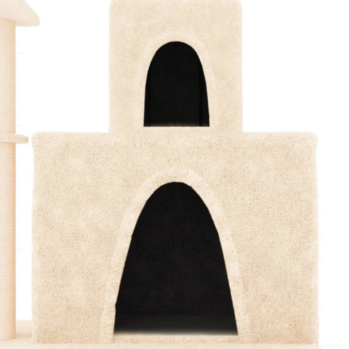 Cream Cat Tree with Sisal Scratching Posts - 83 cm Multi-Level Cat Tower - Premium  from Home Treasures - Just £50.99! Shop now at Home Treasures