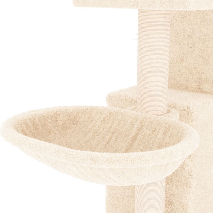 Cream Cat Tree with Sisal Scratching Posts - 83 cm Multi-Level Cat Tower - Premium  from Home Treasures - Just £50.99! Shop now at Home Treasures