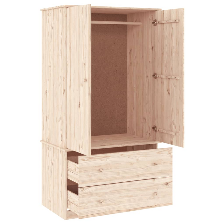 ALTA Wardrobe 90x55x170 cm | Solid Pine Wood | Stylish & Durable Storage Solution - Premium  from Home Treasures - Just £406.99! Shop now at Home Treasures