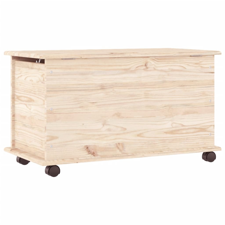 ALTA Storage Chest with Wheels 73x39.5x44 cm Solid Wood Pine - Stylish & Versatile Storage Solution - Premium  from Home Treasures - Just £85.99! Shop now at Home Treasures