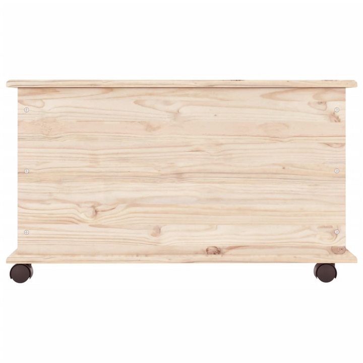 ALTA Storage Chest with Wheels 73x39.5x44 cm Solid Wood Pine - Stylish & Versatile Storage Solution - Premium  from Home Treasures - Just £85.99! Shop now at Home Treasures