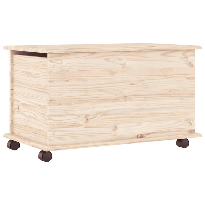 ALTA Storage Chest with Wheels 73x39.5x44 cm Solid Wood Pine - Stylish & Versatile Storage Solution - Premium  from Home Treasures - Just £85.99! Shop now at Home Treasures