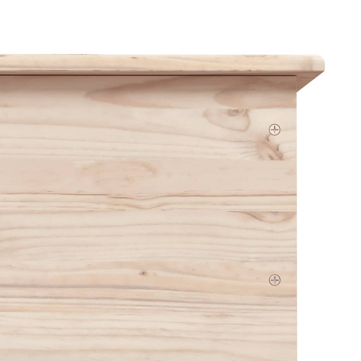 ALTA Storage Chest with Wheels 73x39.5x44 cm Solid Wood Pine - Stylish & Versatile Storage Solution - Premium  from Home Treasures - Just £85.99! Shop now at Home Treasures