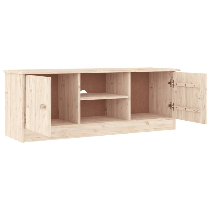 ALTA TV Cabinet - Solid Pine Wood, Ample Storage, Rustic Design - 112x35x41 cm - Premium  from Home Treasures - Just £84.99! Shop now at Home Treasures