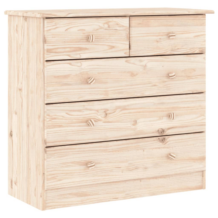 ALTA Highboard | Solid Pine Wood Storage Solution | 77x35x165 cm | Elegant & Durable - Premium  from Home Treasures - Just £298.99! Shop now at Home Treasures