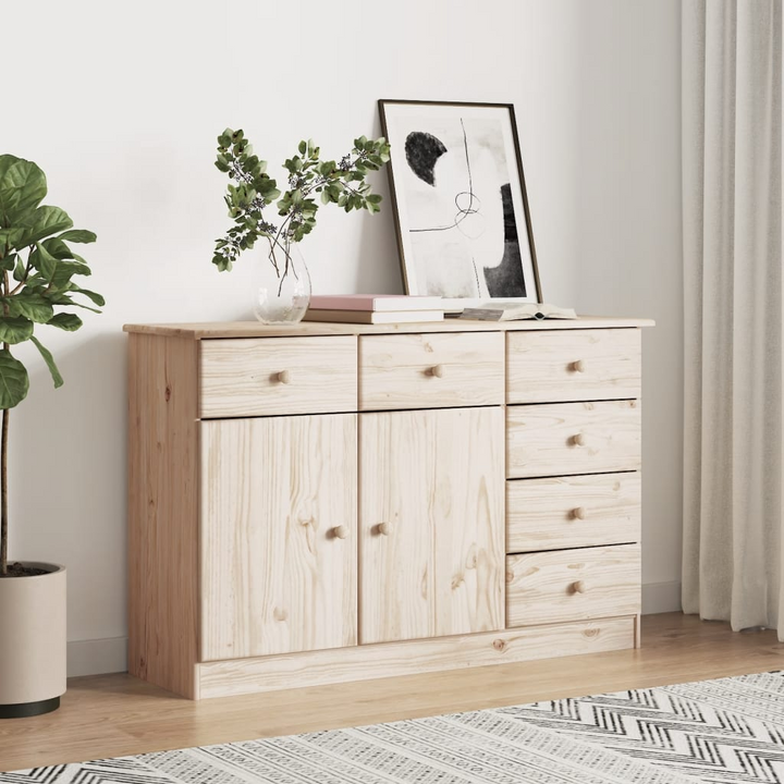 ALTA Sideboard 112x35x73 cm - Solid Pine Wood Storage Cabinet with Rustic Charm - Premium  from Home Treasures - Just £201.99! Shop now at Home Treasures