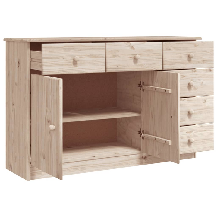 ALTA Sideboard 112x35x73 cm - Solid Pine Wood Storage Cabinet with Rustic Charm - Premium  from Home Treasures - Just £201.99! Shop now at Home Treasures