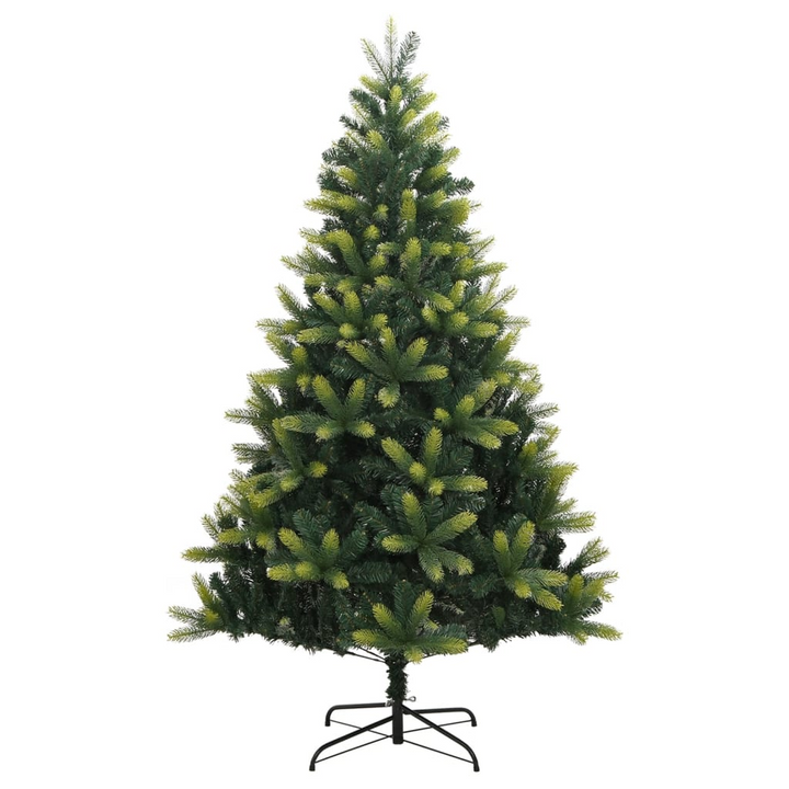 Artificial Hinged Christmas Tree with Stand - Realistic & Lifelike | Easy Setup & Sturdy Metal Base - Premium  from Home Treasures - Just £208.99! Shop now at Home Treasures