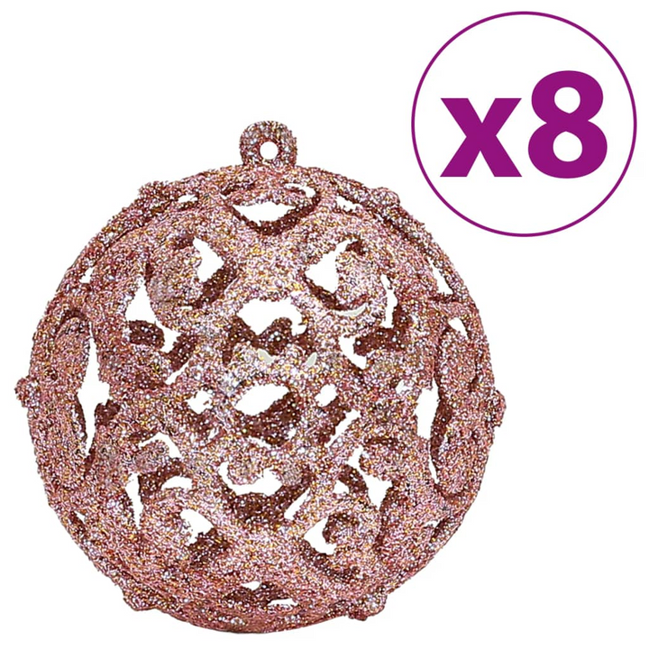 Christmas Baubles 100 pcs Pink and Rose 3 / 4 / 6 cm - Premium  from Home Treasures - Just £34.99! Shop now at Home Treasures