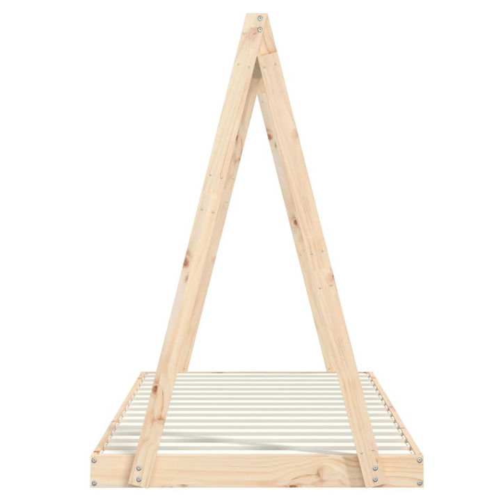 Children's Bed Frame - 90x190 cm, Solid Pine Wood, Tipi Tent Design, Sturdy and Fun Bed for Children - Premium  from Home Treasures - Just £114.99! Shop now at Home Treasures