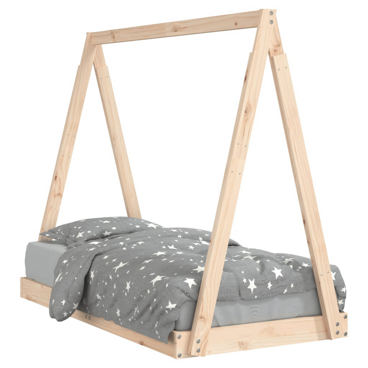 Children's Solid Pine Bed Frame - Tipi Design, 70x140 cm - Premium  from Home Treasures - Just £90.99! Shop now at Home Treasures