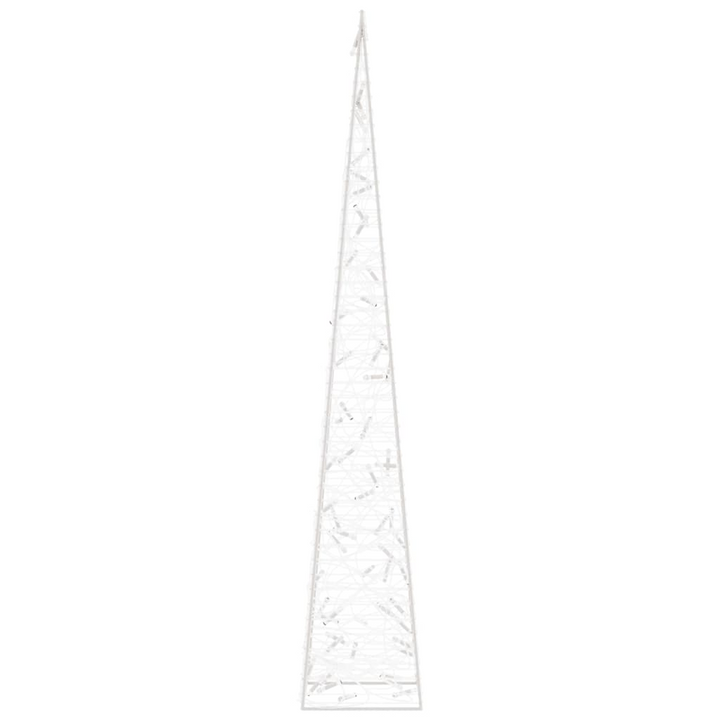 Christmas Light Cone - 60 Warm White LEDs, 120 cm Acrylic Cone, 8 Lighting Modes, IP44 Waterproof - Indoor & Outdoor Use - Premium  from Home Treasures - Just £74.99! Shop now at Home Treasures