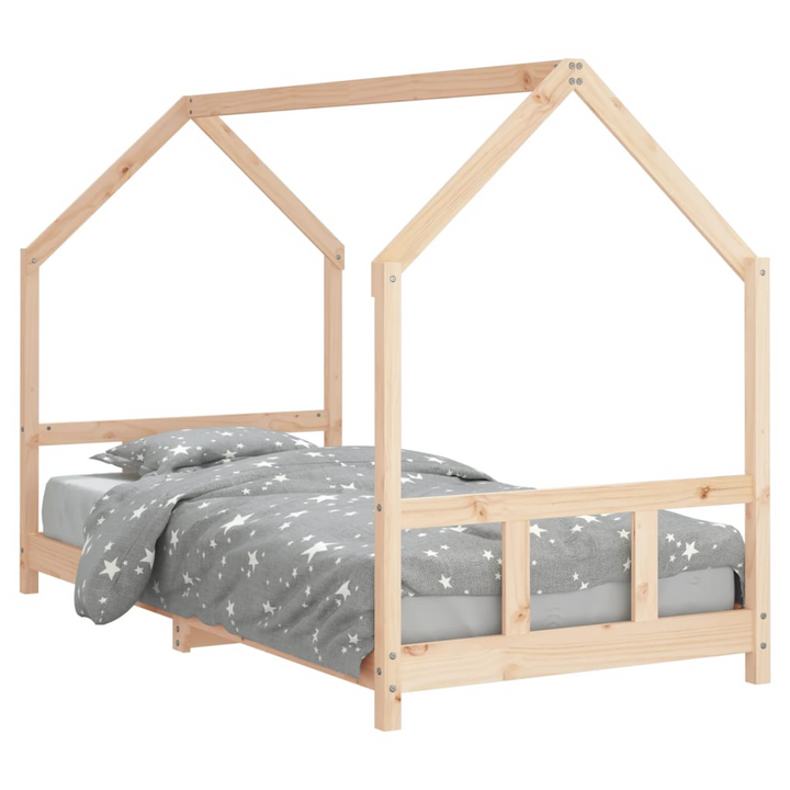 Children's Bed Frame Bed Frame 90x190 cm - Solid Pine Wood, Durable & Fun Design for Children - Premium  from Home Treasures - Just £124.99! Shop now at Home Treasures