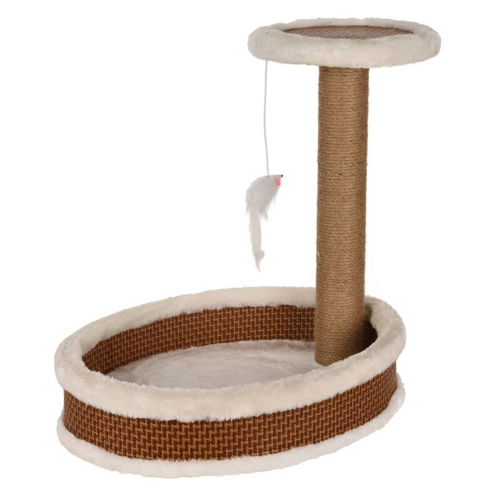 Pets Collection Cat Scratching Tree on Stand with Mouse 40x30x41 cm - Premium  from Home Treasures - Just £37.99! Shop now at Home Treasures