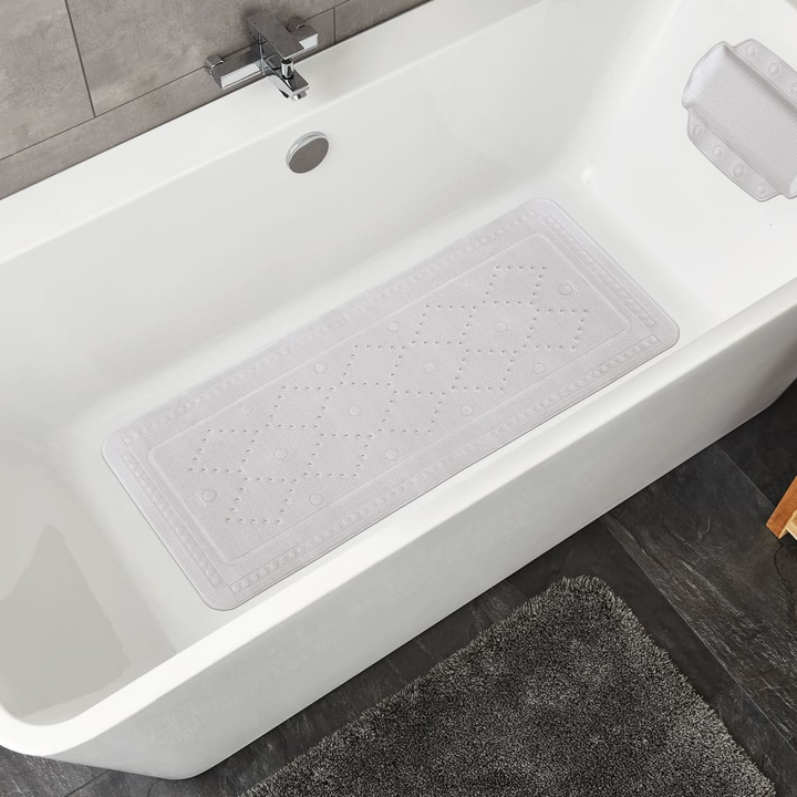 Kleine Wolke Arosa Bath Safety Mat in Grey - Non-Slip, 36x92 cm – Ideal for Bathroom Safety - Premium  from Home Treasures - Just £27.99! Shop now at Home Treasures