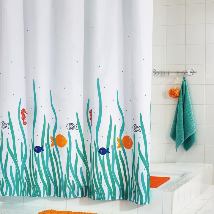 RIDDER Atlantis 180x200 cm Shower Curtain - Water-Repellent, Eco-Friendly Polyester, Durable & Machine Washable - Premium  from Home Treasures - Just £49.99! Shop now at Home Treasures