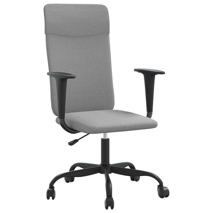 Office Chair Light Grey Fabric - Comfortable & Stylish Seating for Home and Office - Premium  from Home Treasures - Just £73.99! Shop now at Home Treasures