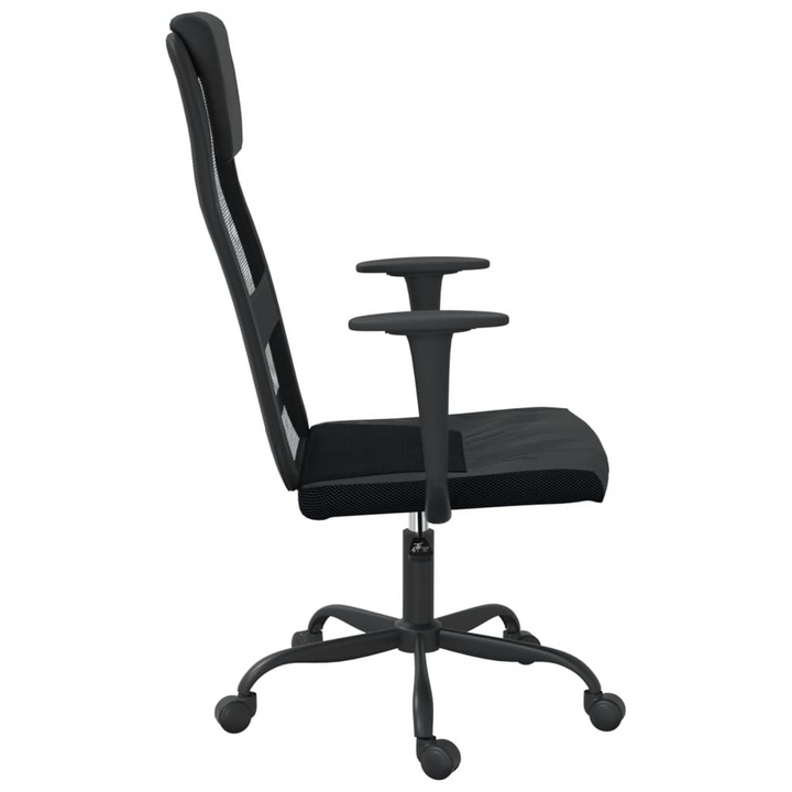 Ergonomic Office Chair - Black Mesh Fabric & Faux Leather | Adjustable Height, 360-Degree Swivel, Enhanced Comfort - Premium  from Home Treasures - Just £81.99! Shop now at Home Treasures