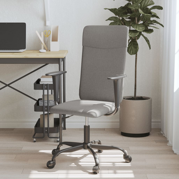 Ergonomic Dark Grey Fabric Office Chair - Stylish & Comfortable | Buy Now - Premium  from Home Treasures - Just £73.99! Shop now at Home Treasures