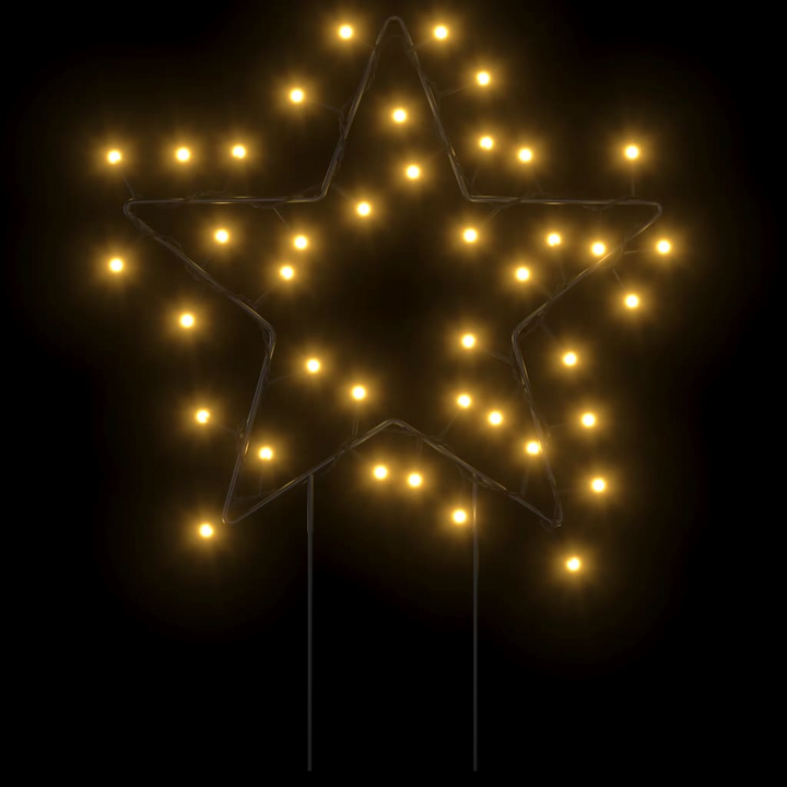 Christmas Light Decorations with Spikes 3 pcs Star 50 LEDs 29 cm - Premium  from Home Treasures - Just £31.99! Shop now at Home Treasures