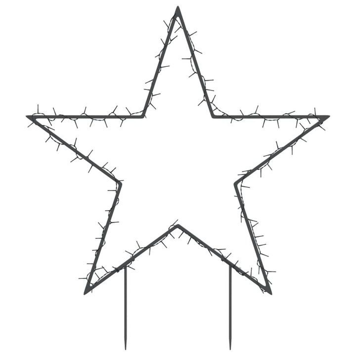 Christmas Light Decoration with Spikes Star 115 LEDs 85 cm - Create a Magical Holiday Atmosphere - Premium  from Home Treasures - Just £86.99! Shop now at Home Treasures