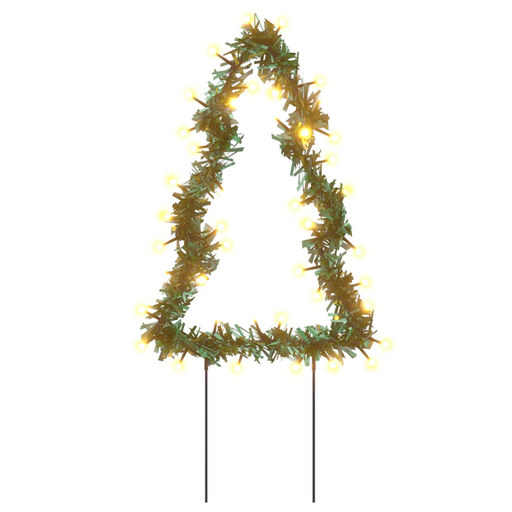 Christmas Light Decorations with Spikes - 3 pcs Tree, 50 LEDs, 30 cm – Indoor & Outdoor Xmas Decor - Premium  from Home Treasures - Just £26.99! Shop now at Home Treasures