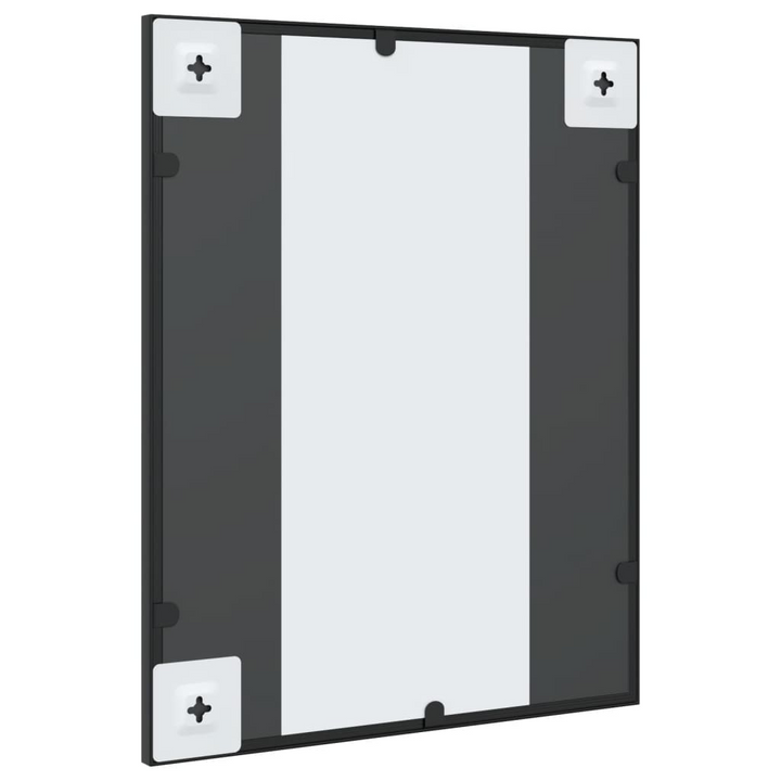 Stylish & Versatile Black Rectangle Wall Mirror - 40x50 cm Iron Frame - Premium  from Home Treasures - Just £46.99! Shop now at Home Treasures