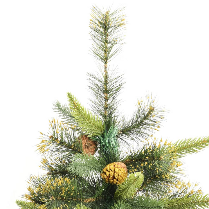 Artificial Hinged Christmas Tree with Pine Cones - Realistic, Lifelike & Easy to Assemble - Premium  from Home Treasures - Just £140.99! Shop now at Home Treasures