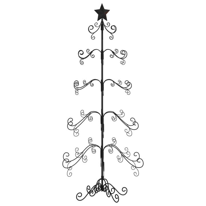 Metal Christmas Tree for Modern DIY Decoration - Black, Sturdy, and Space-Saving Design - Premium  from Home Treasures - Just £104.99! Shop now at Home Treasures