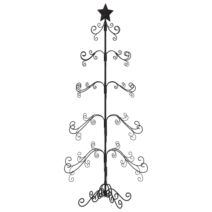 Metal Christmas Tree for Modern DIY Decoration - Black, Sturdy, and Space-Saving Design - Premium  from Home Treasures - Just £104.99! Shop now at Home Treasures