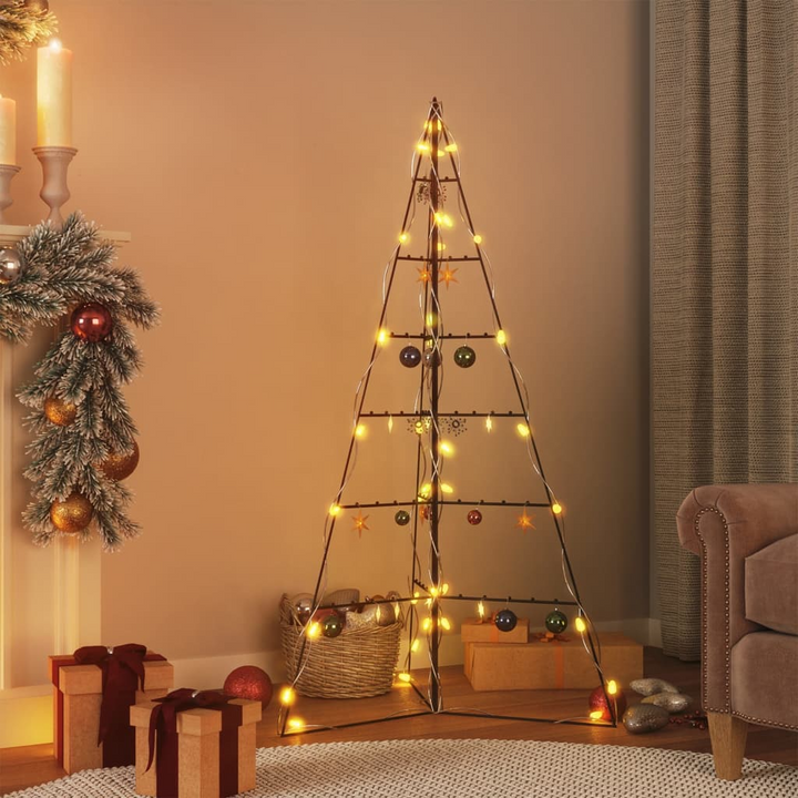 Metal Christmas Tree - Modern Black DIY Decoration for Home & Sheltered Areas - Premium  from Home Treasures - Just £55.99! Shop now at Home Treasures