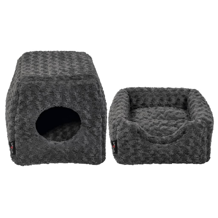 Jack and Vanilla Pet Cave Softy S - Rosette Grey | Cozy Cat Bed - Premium  from Home Treasures - Just £63.99! Shop now at Home Treasures